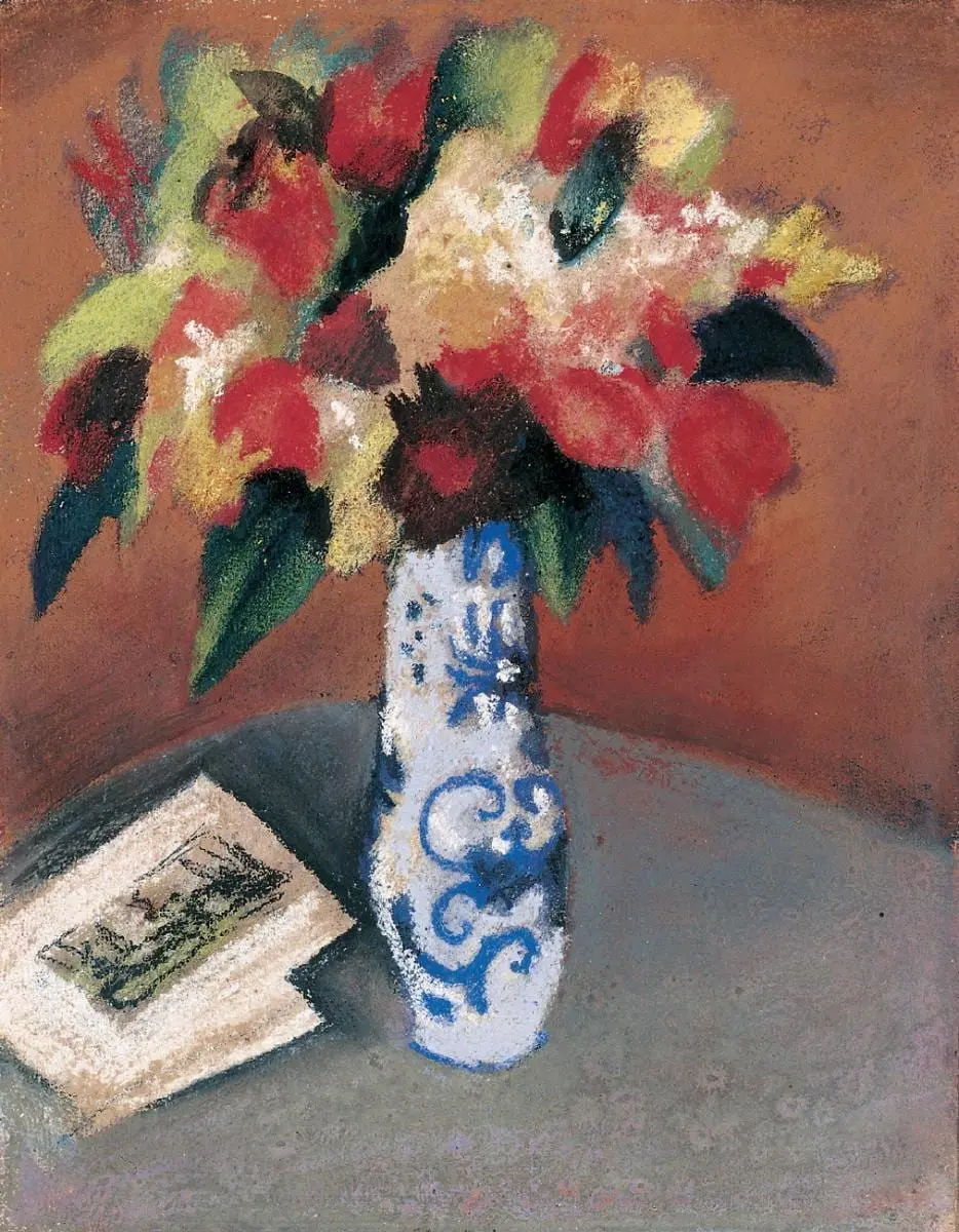 Tulpenstrauss by August Macke, canvas print