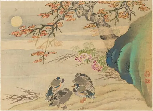 Album of Miscellaneous Subjects, Leaf 8 by Fan Qi, canvas print