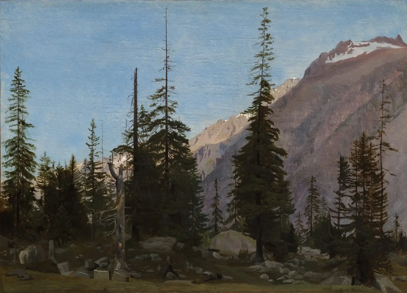 Alpine Landscape: The Handegg, Switzerland by Jean-Léon Gérôme, canvas print