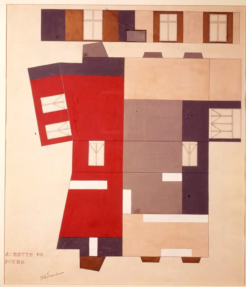 Aubette 182 by Sophie Taeuber-Arp, canvas print