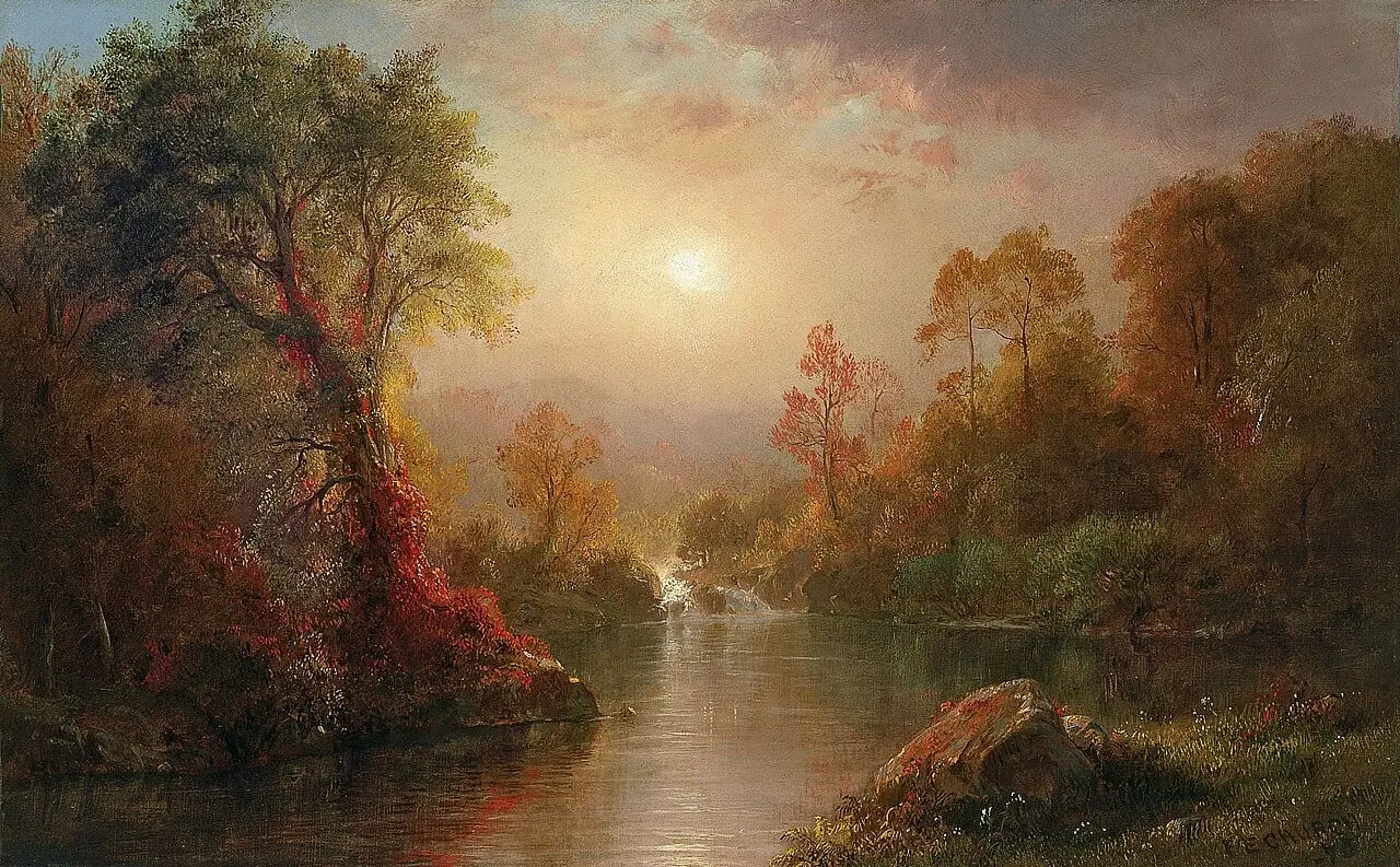 Autumn by Frederic Edwin Church, canvas print