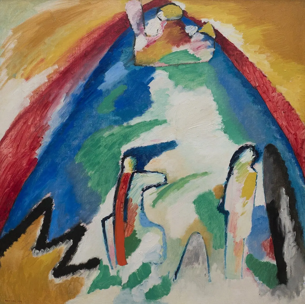 Berg by Wassily Kandinsky, canvas print