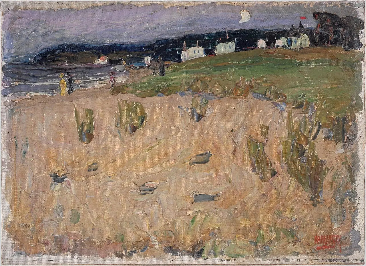 Binz auf Rügen (Dämmerung) by Wassily Kandinsky, canvas print