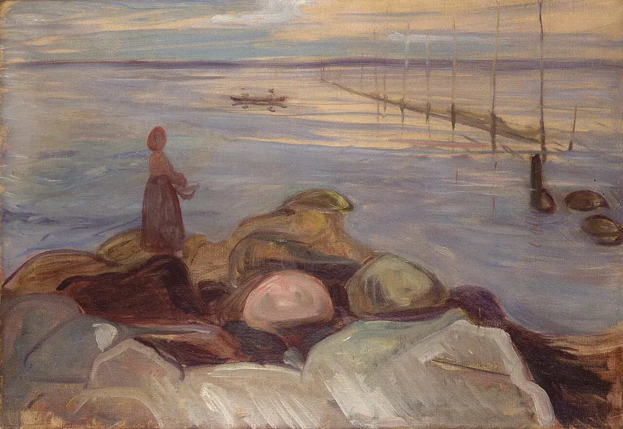 Bord de mer by Edvard Munch, canvas print