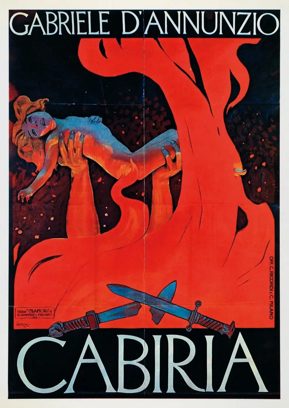 Cabiria by Leopoldo Metlicovitz, canvas print