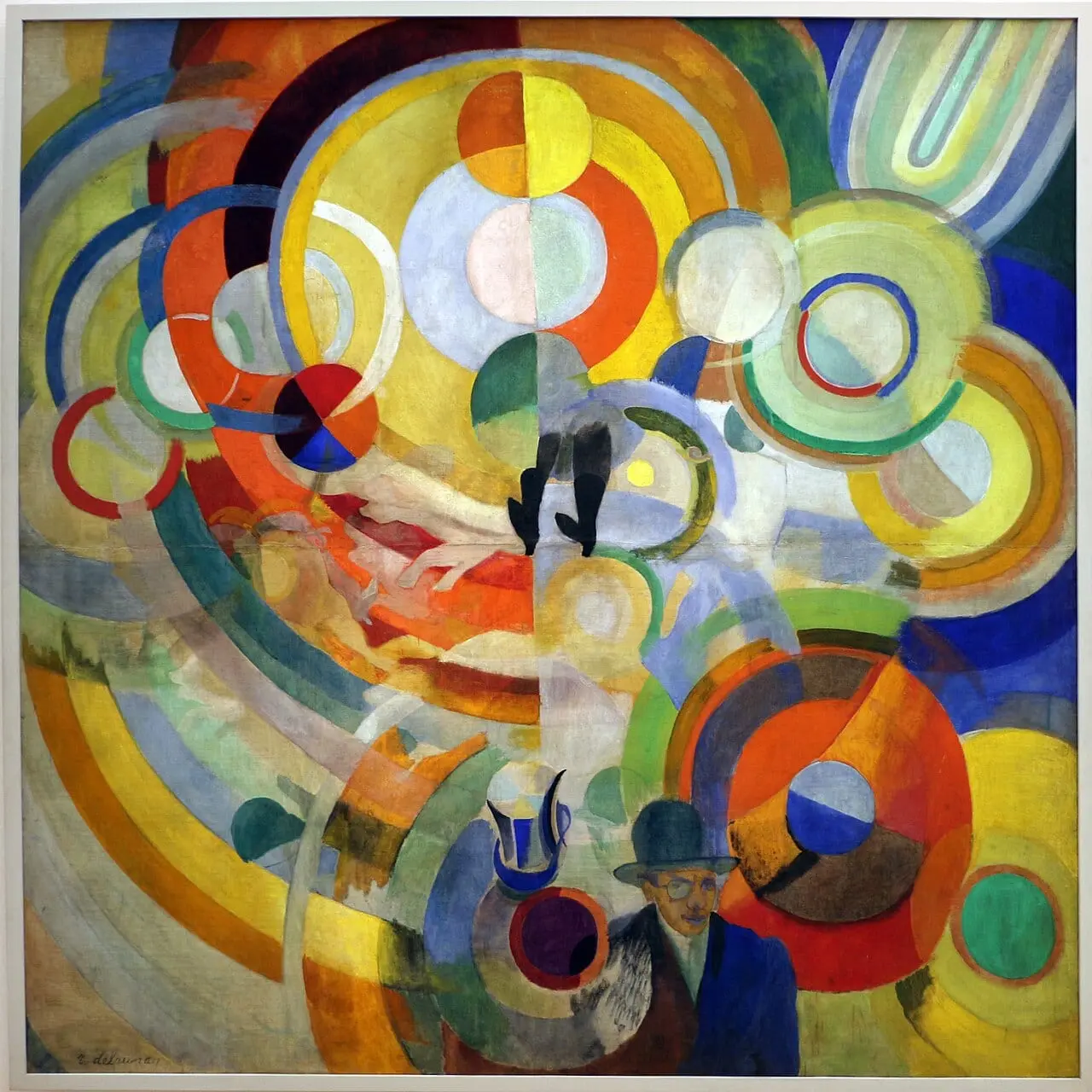 Caroselli di maiali by Robert Delaunay, canvas print