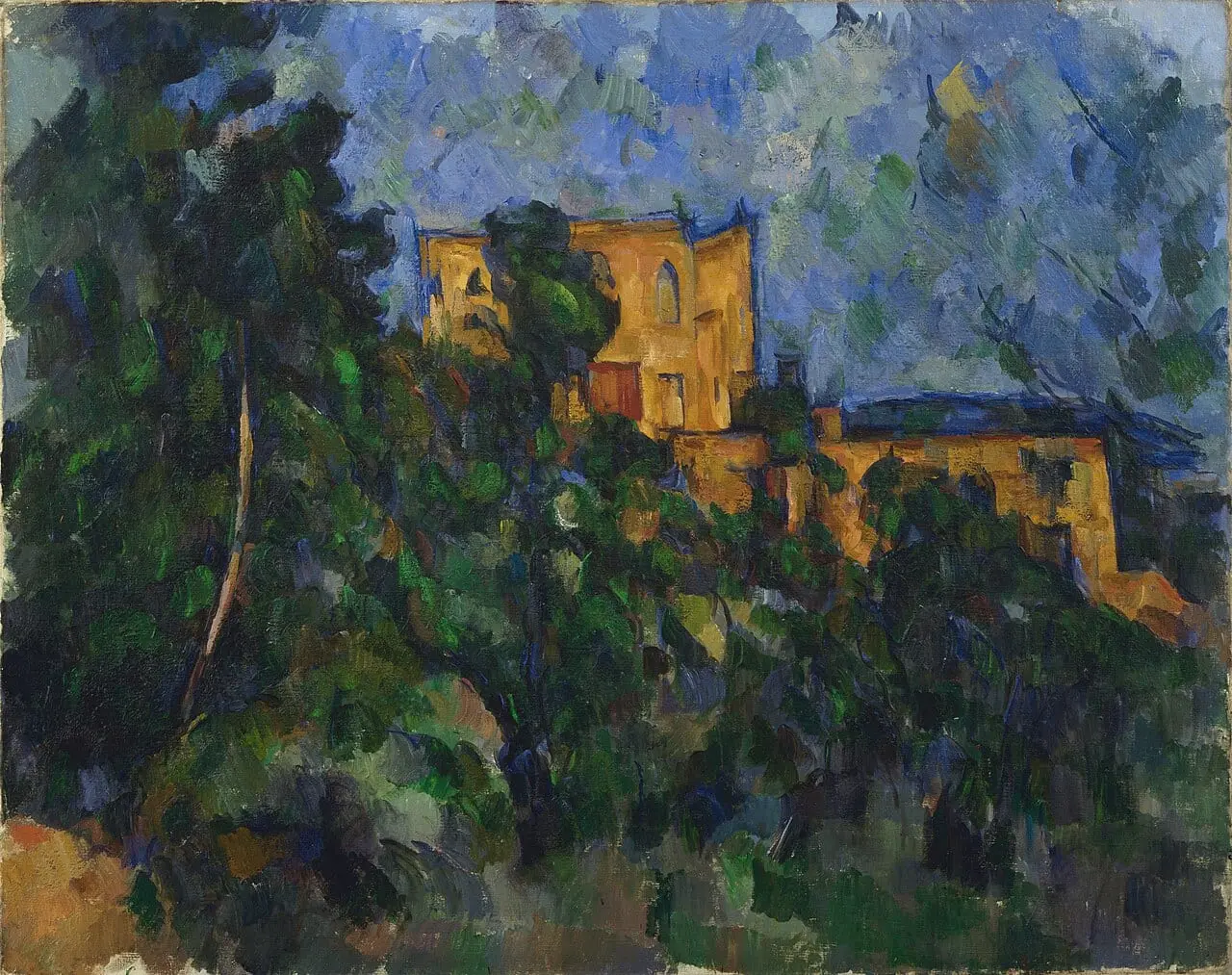 Château Noir by Paul Cézanne, canvas print