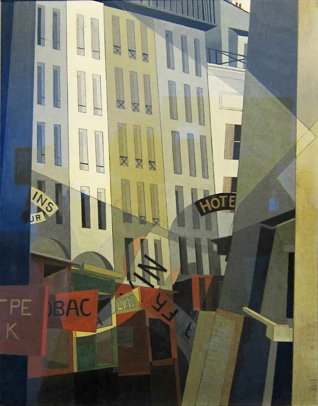 Chicago fondation rue du singe by Charles Demuth, canvas print