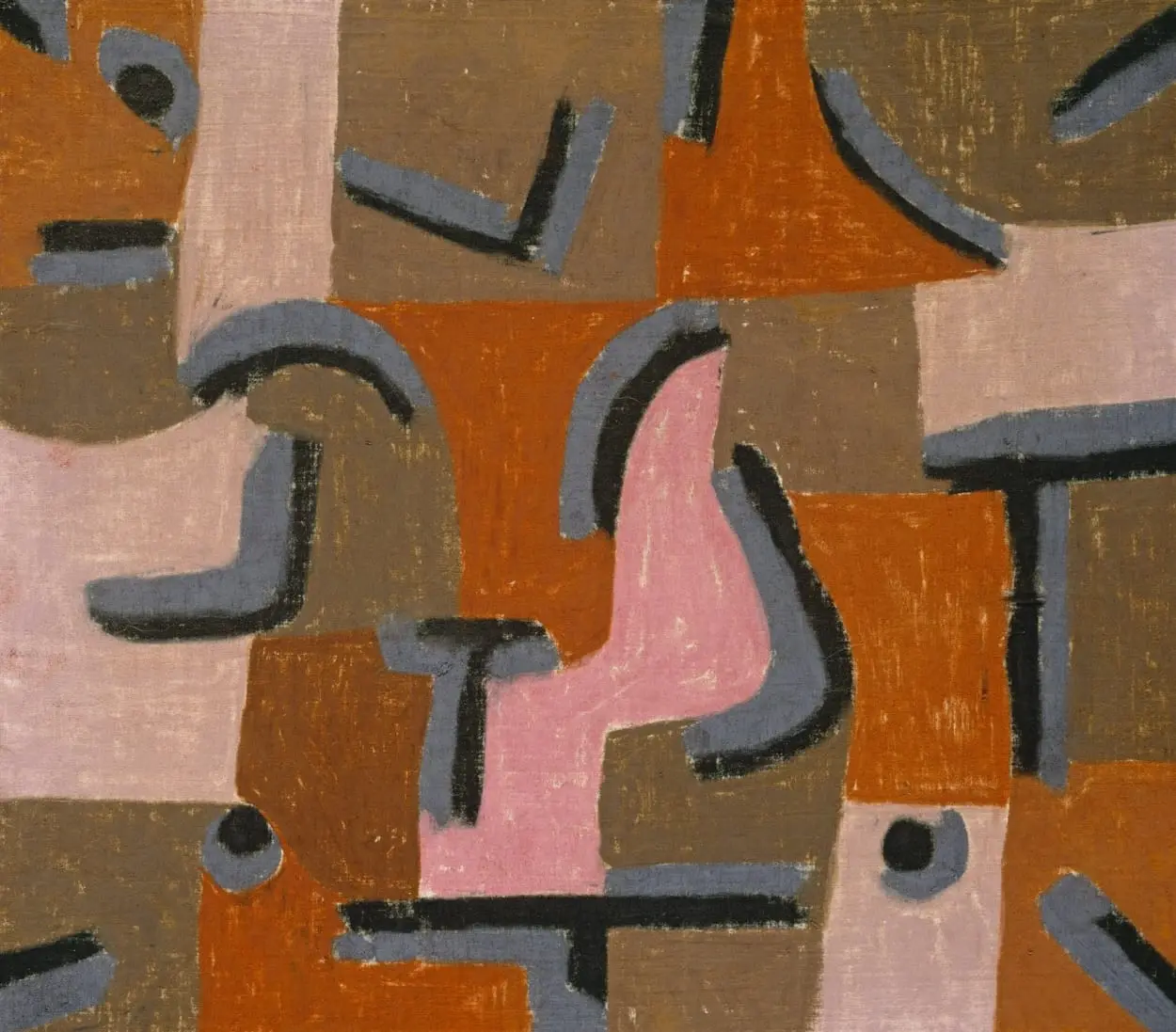 City core by Paul Klee, canvas print