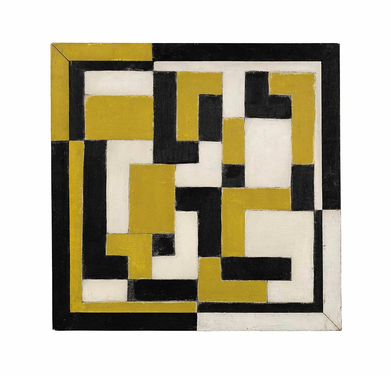 Composition by Theo van Doesburg, canvas print