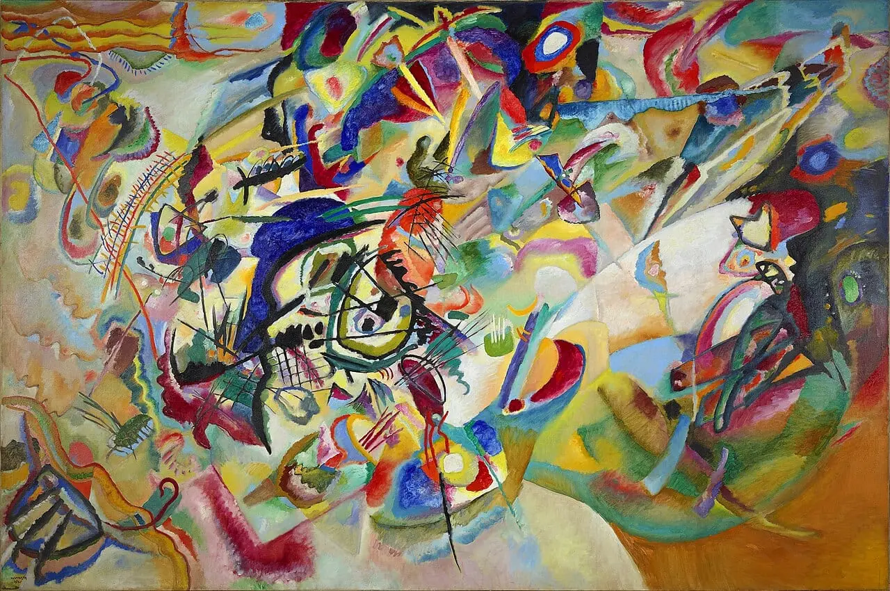 Composition VII by Wassily Kandinsky, canvas print