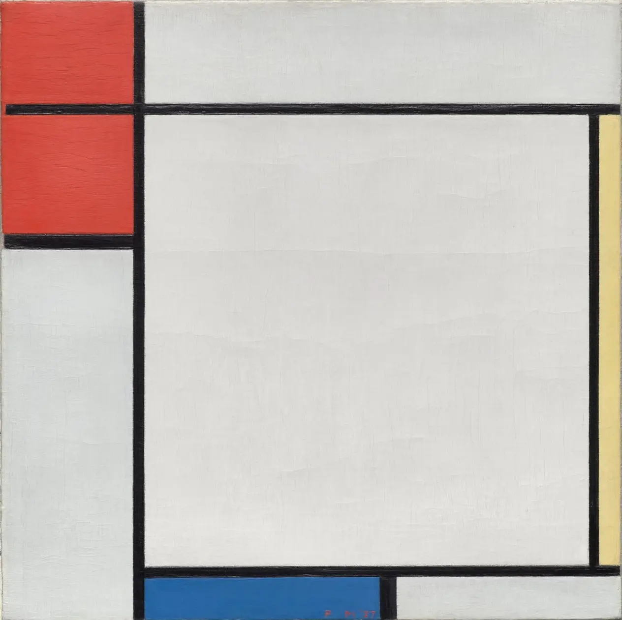 Composition with Red, Yellow, and Blue by Piet Mondrian