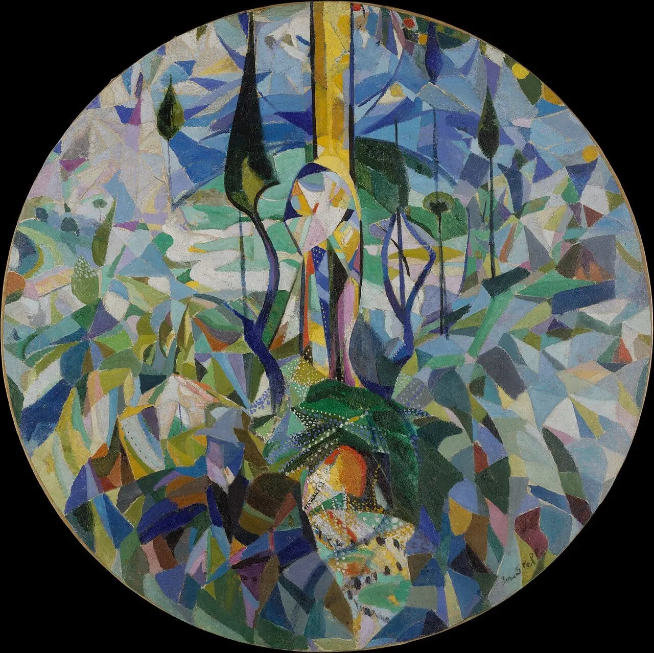 Coney Island by Joseph Stella, canvas print
