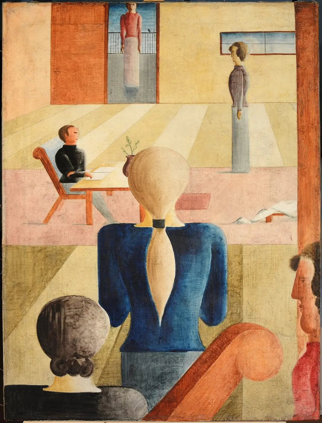 Die Frauenschule by Oskar Schlemmer, canvas print