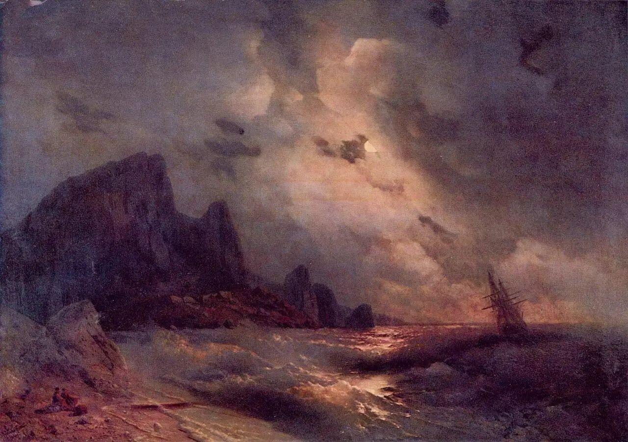 Die See by Ivan Aivazovsky, canvas print
