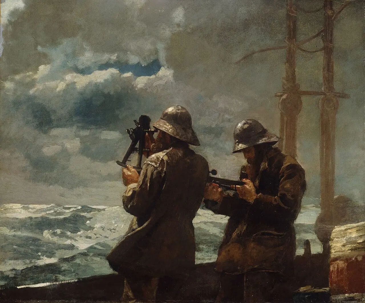 Eight Bells by Winslow Homer, canvas print