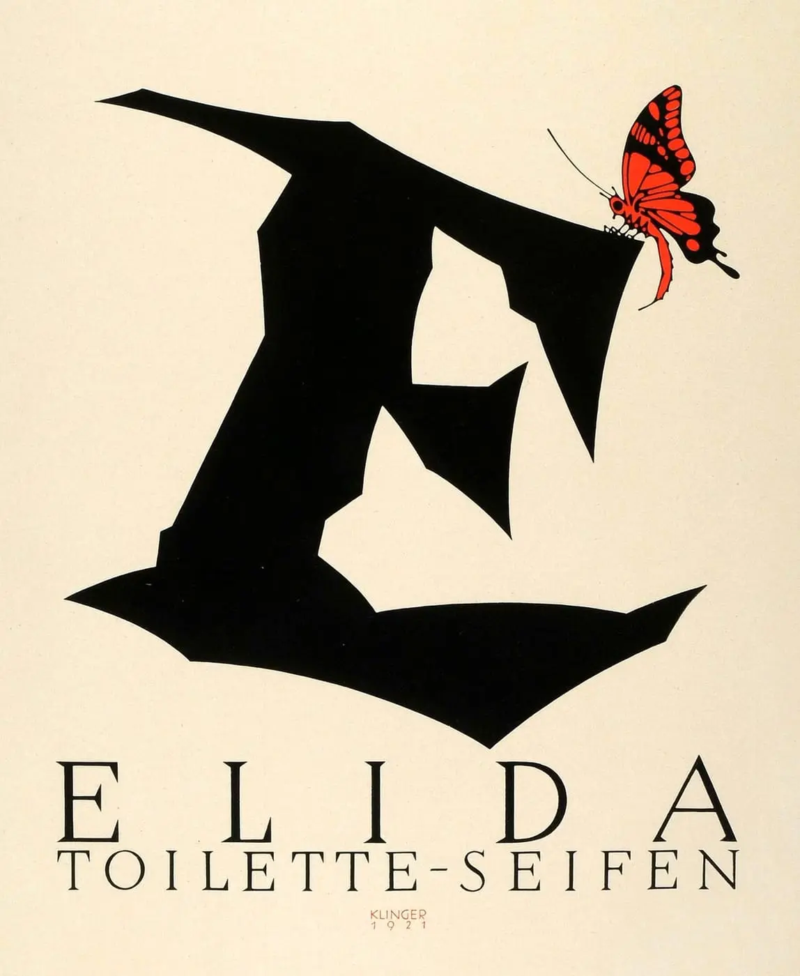 Elida by Julius Klinger, canvas print