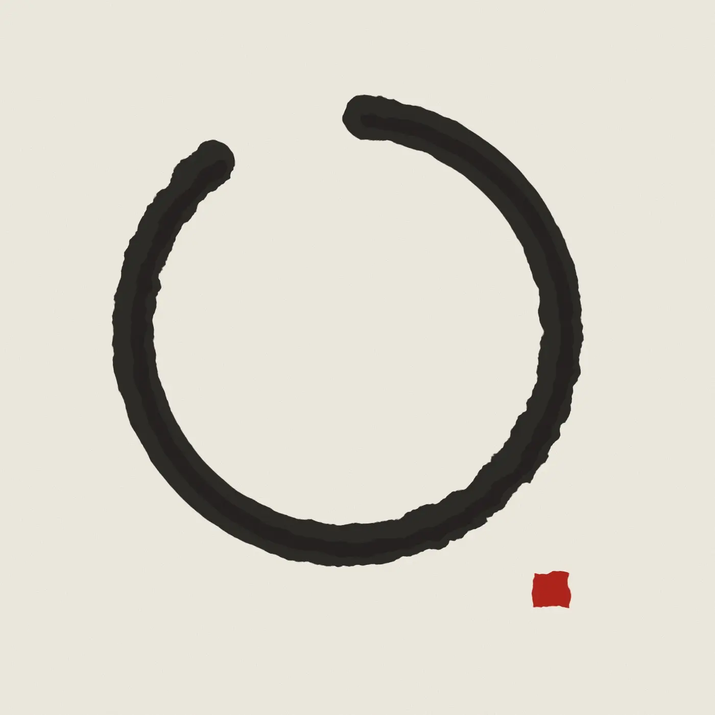 Ensō No. 7 by Amelia Studio, canvas print