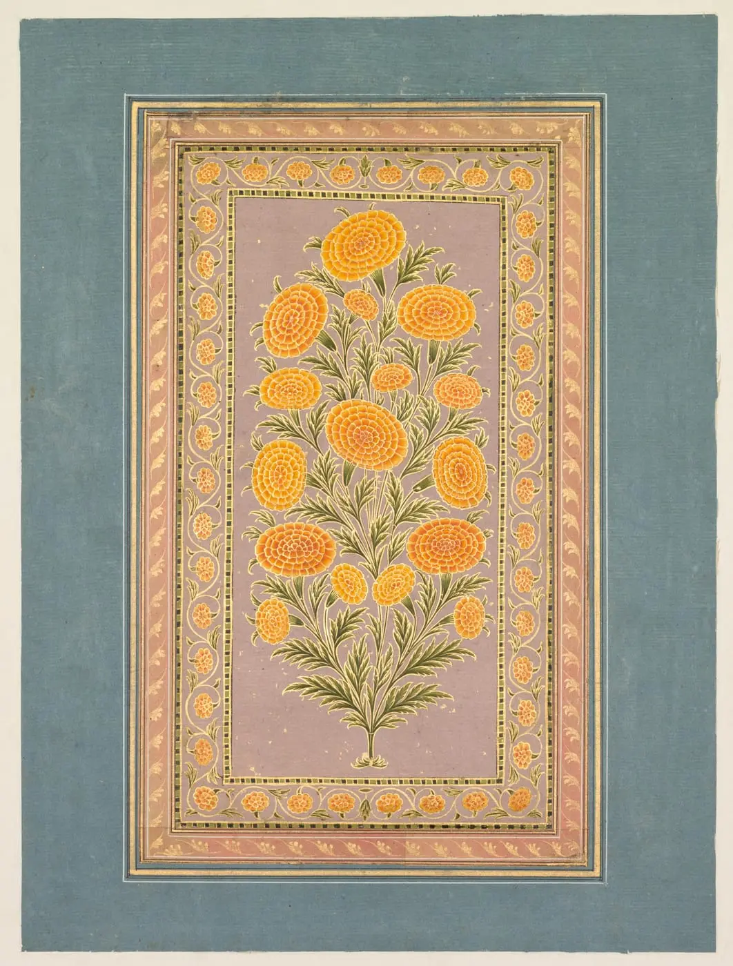 Flowering Marigold by Hunhar II, canvas print