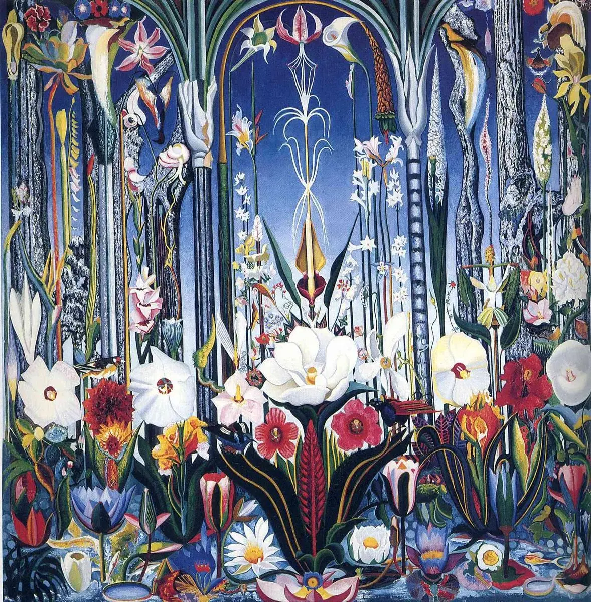 Flowers-italy by Joseph Stella, canvas print