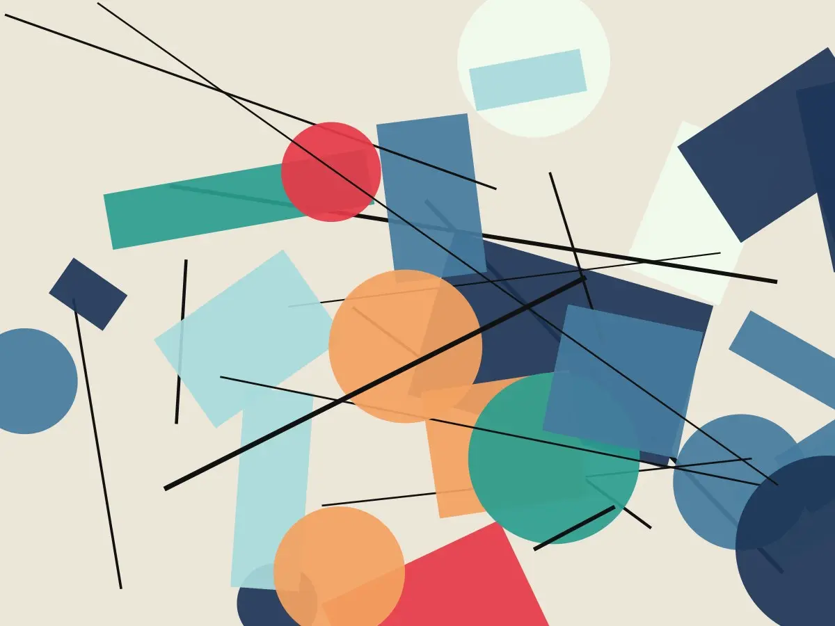 Fragments by Amelia Studio, canvas print