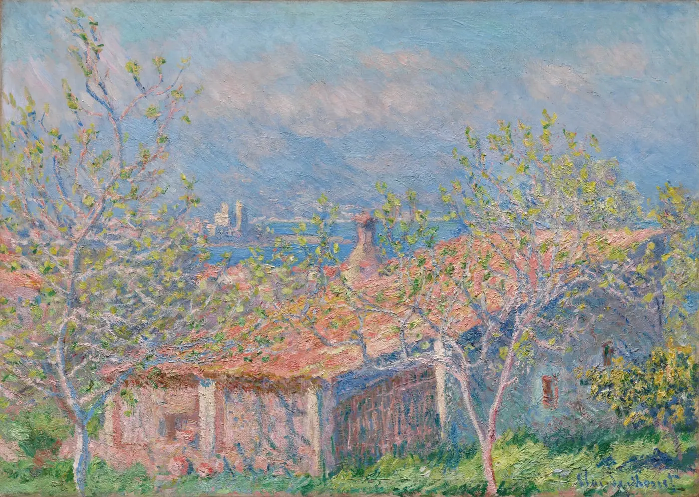 Gardener's House at Antibes by Claude Monet, canvas print