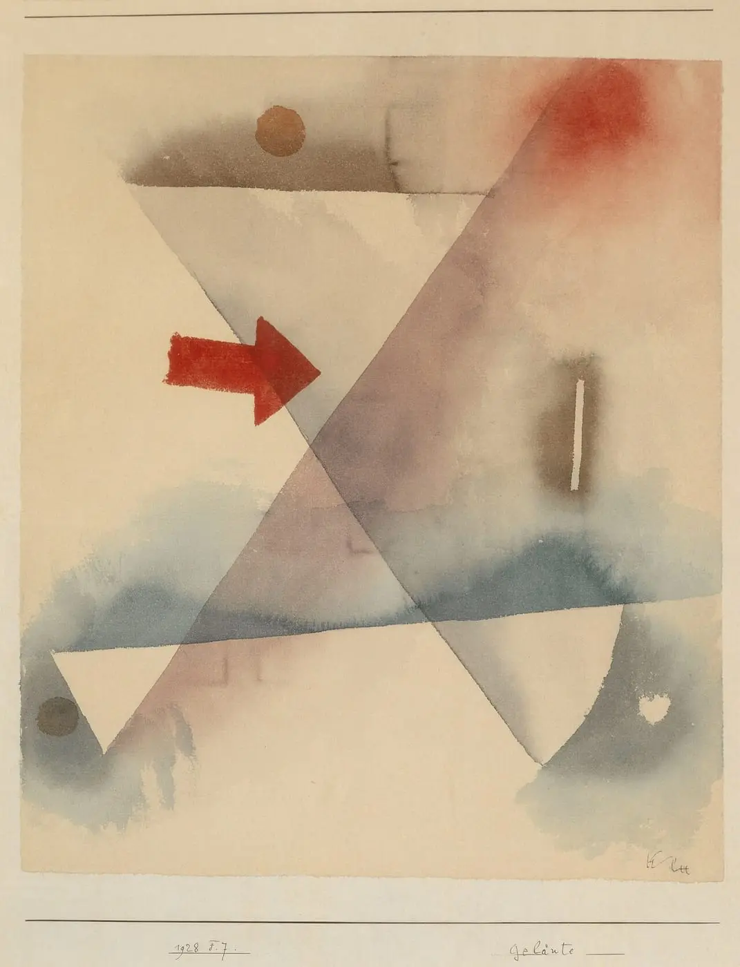 Geläute by Paul Klee, canvas print