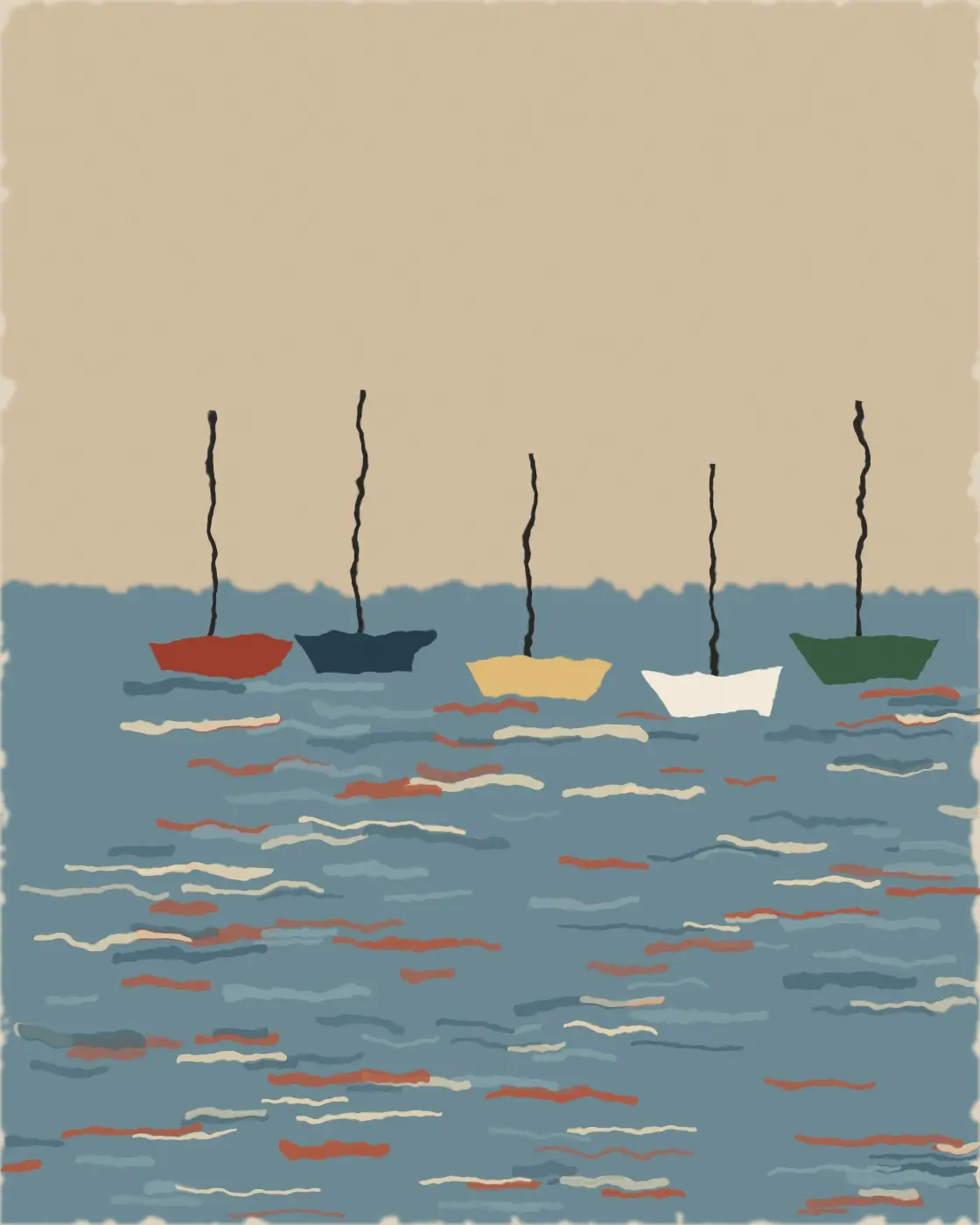 Harbour Light by Amelia Studio, canvas print