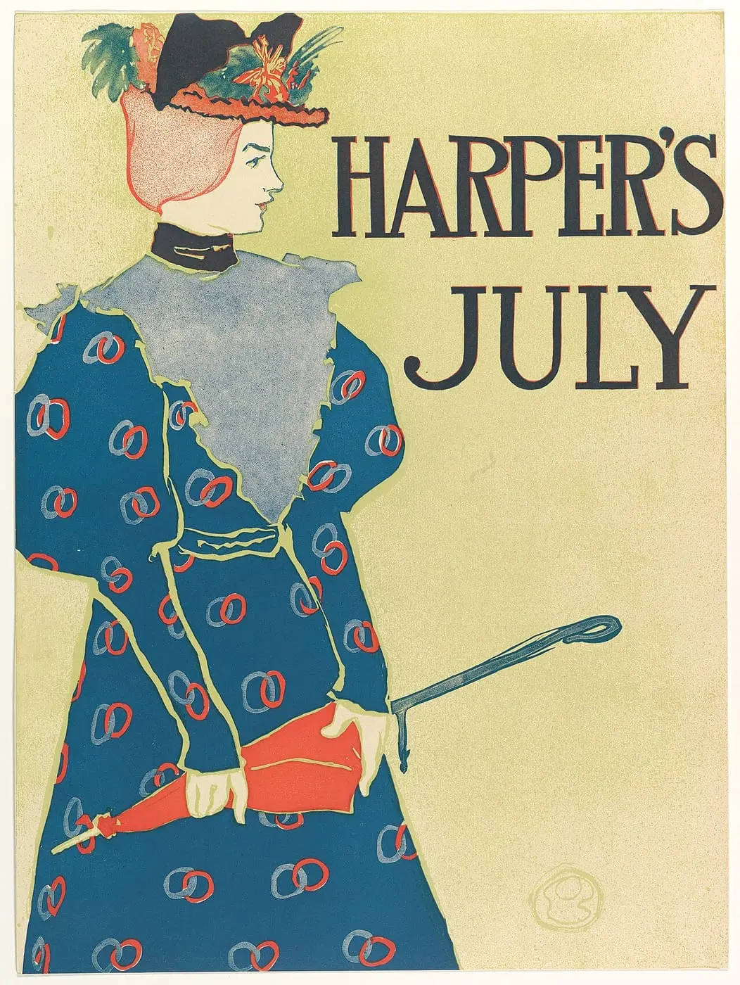Harper's: July by Edward Penfield, canvas print