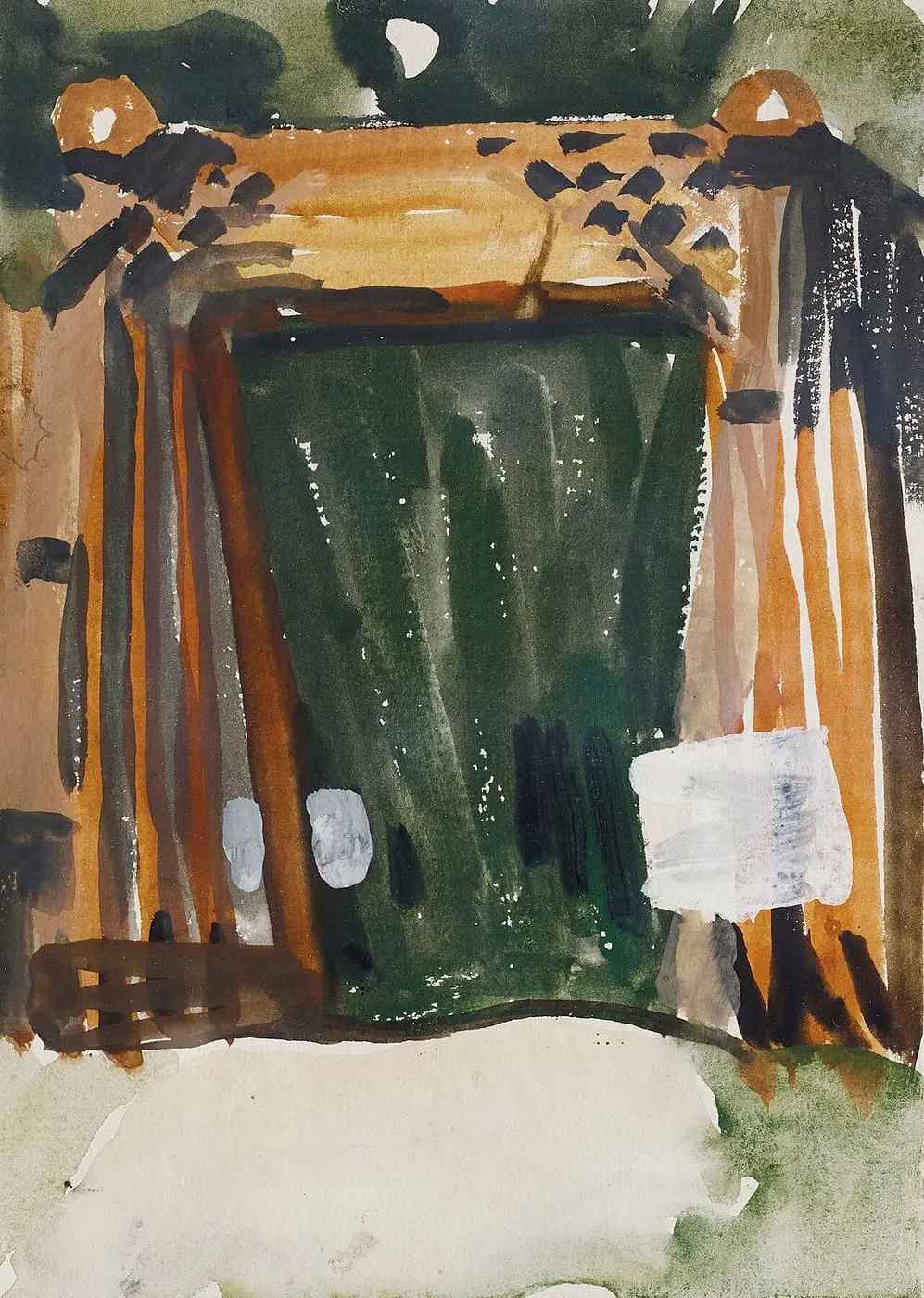 Holbrook's Bridge by Arthur Dove, canvas print