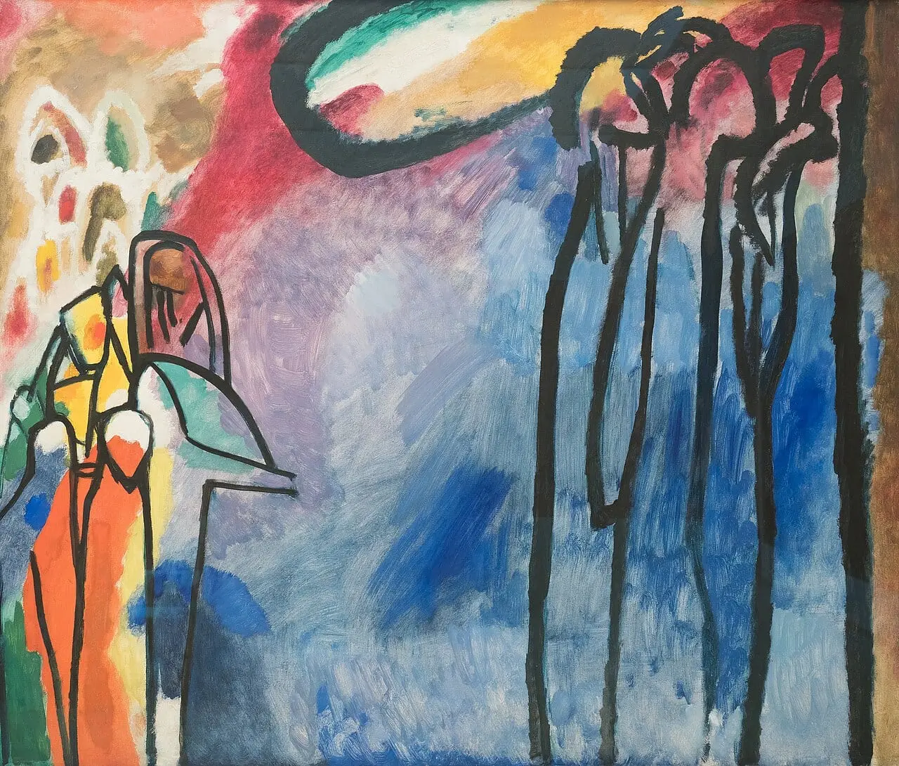 Improvisation 19 by Wassily Kandinsky, canvas print