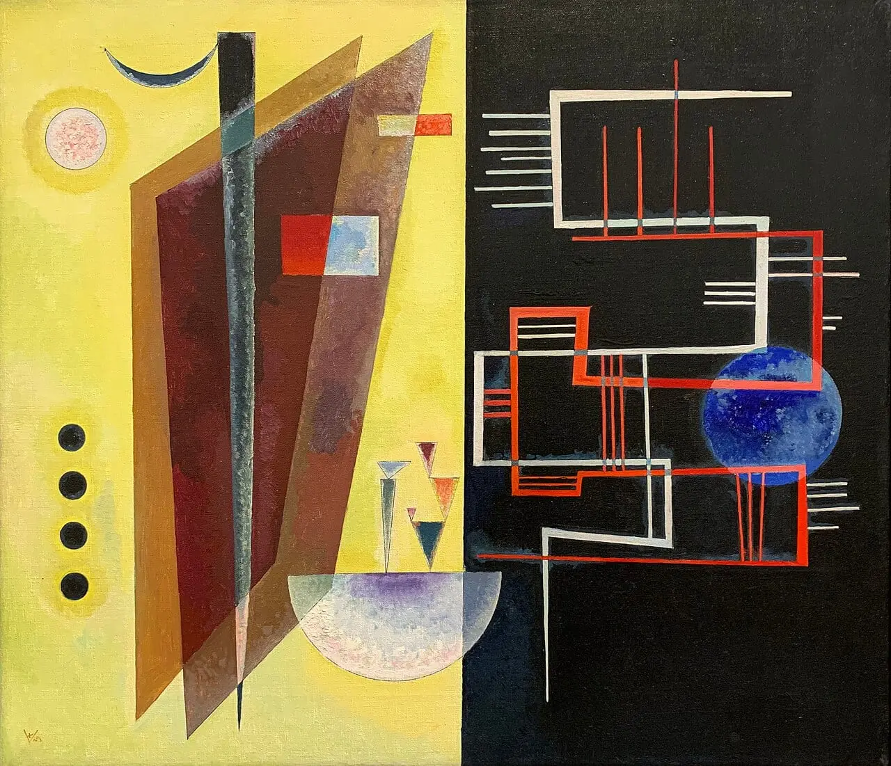 Inner Alliance by Wassily Kandinsky, canvas print