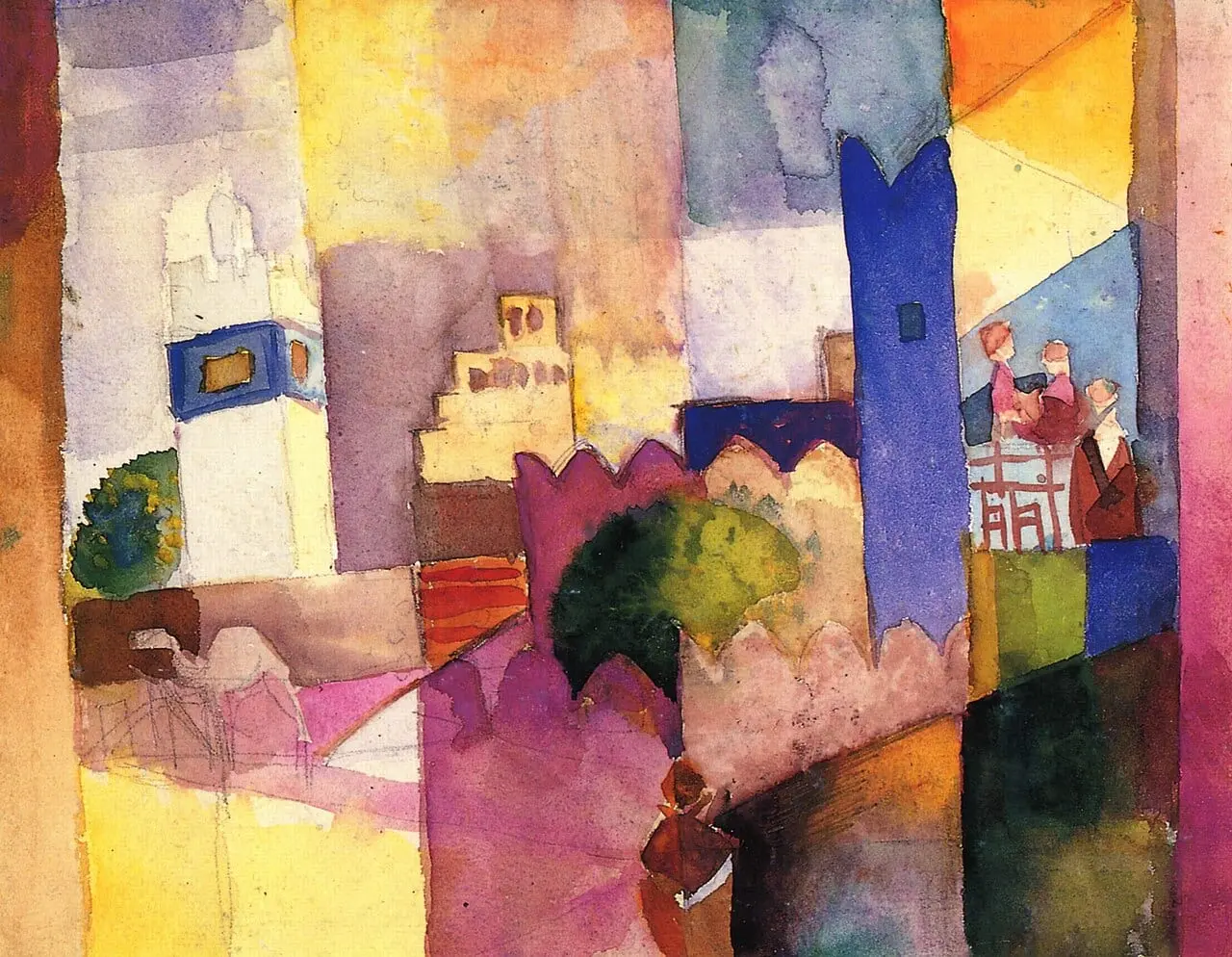 Kairouan (III) by August Macke, canvas print