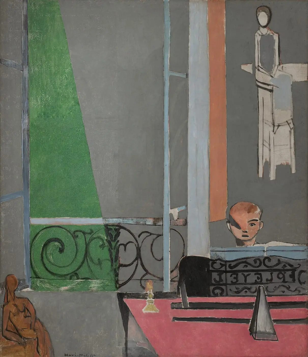 La Leçon de piano by Henri Matisse, canvas print