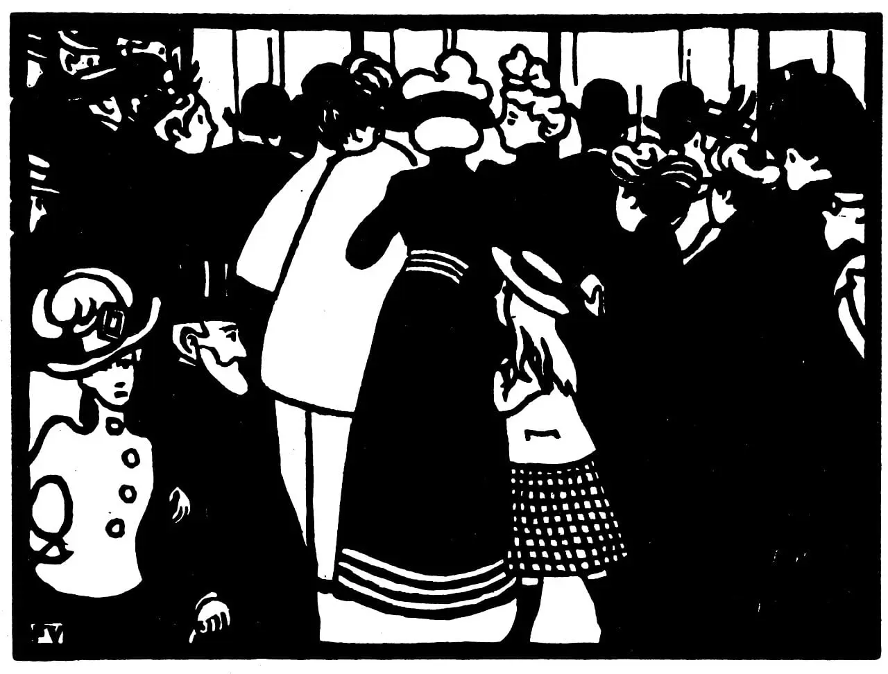 La vitrine de lalique by Félix Vallotton, canvas print