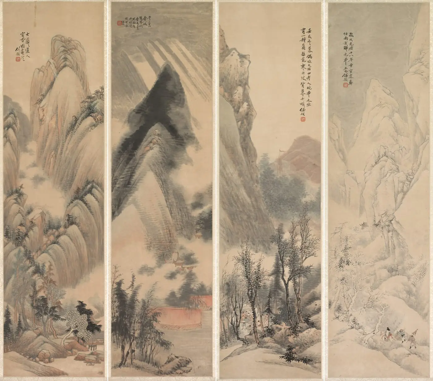 Landscapes by Ren Yu, canvas print
