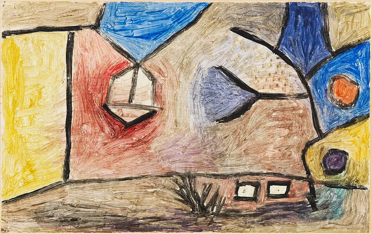 Landschaft BL by Paul Klee, canvas print