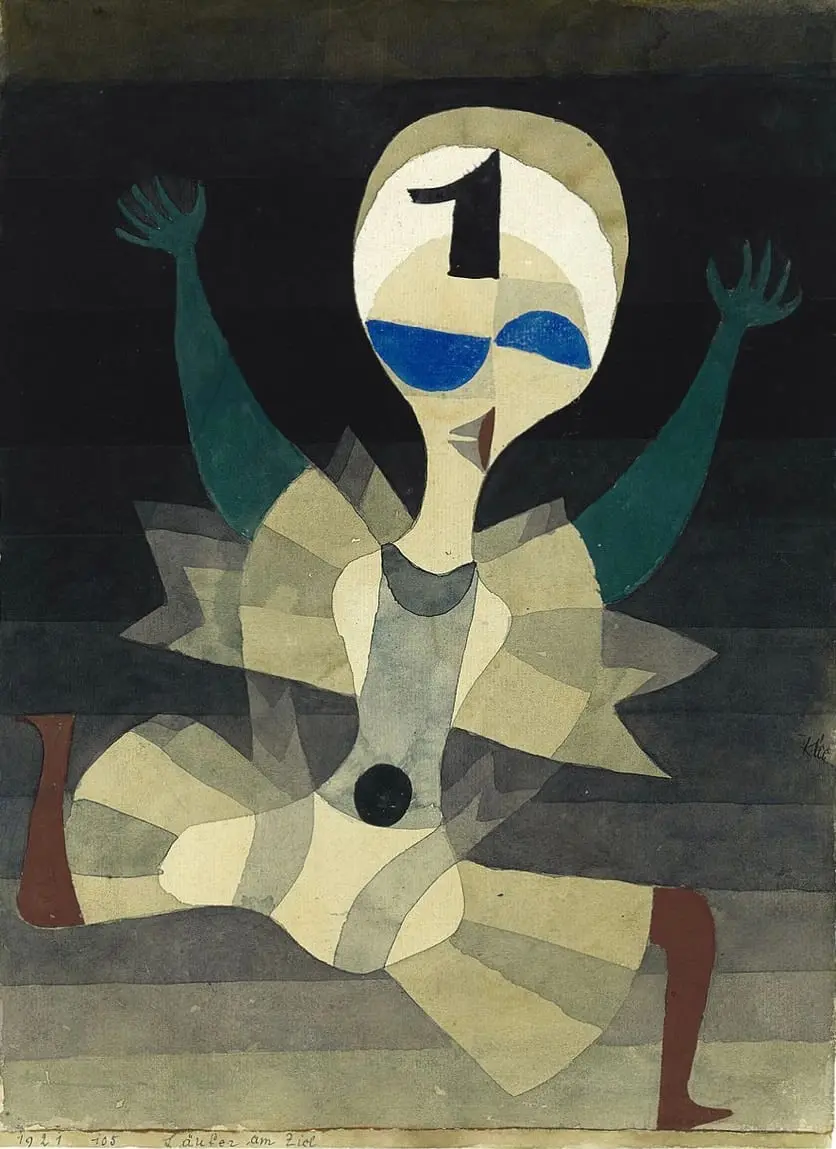 Läufer am Ziel by Paul Klee, canvas print