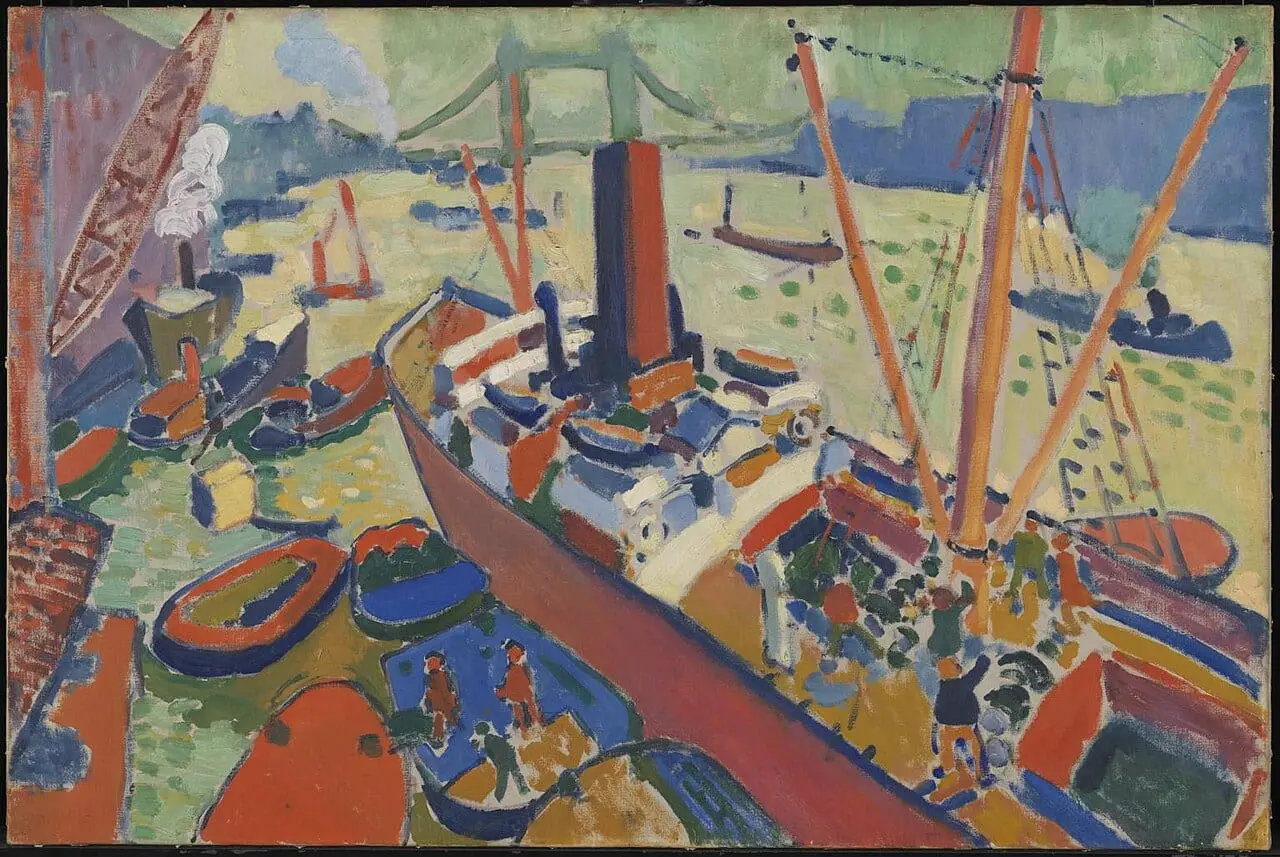 Le Bassin de Londres by André Derain, canvas print