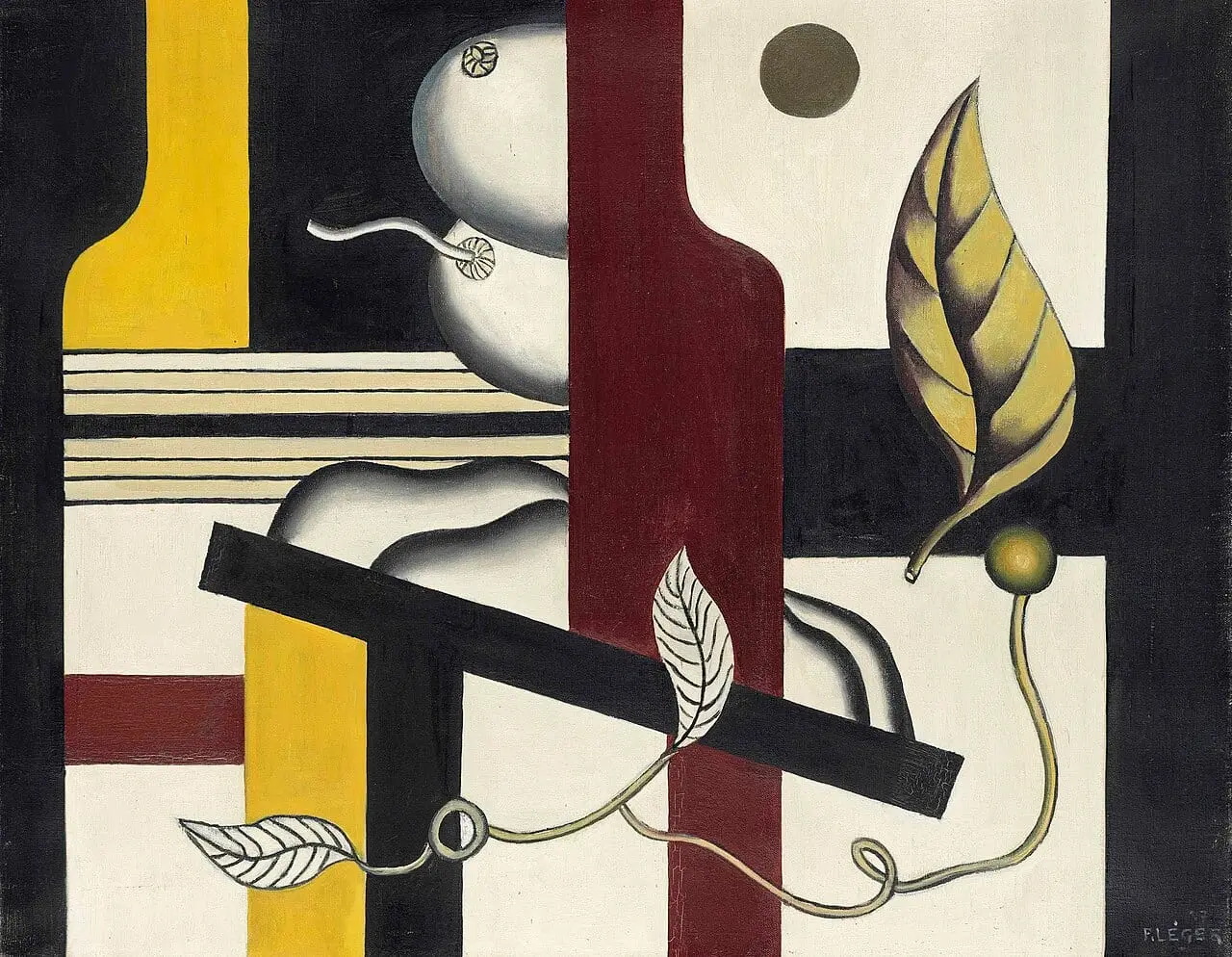 Les Fruits by Fernand Léger, canvas print
