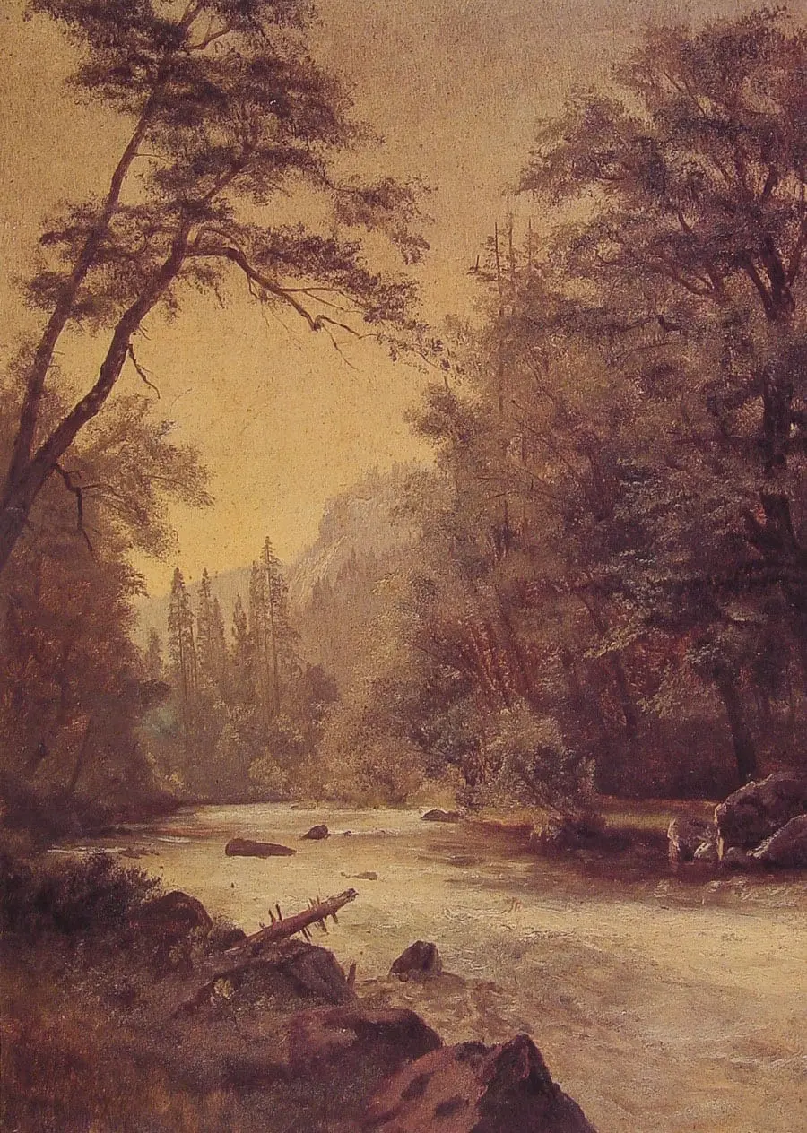 Lower Yosemite Valley by Albert Bierstadt, canvas print
