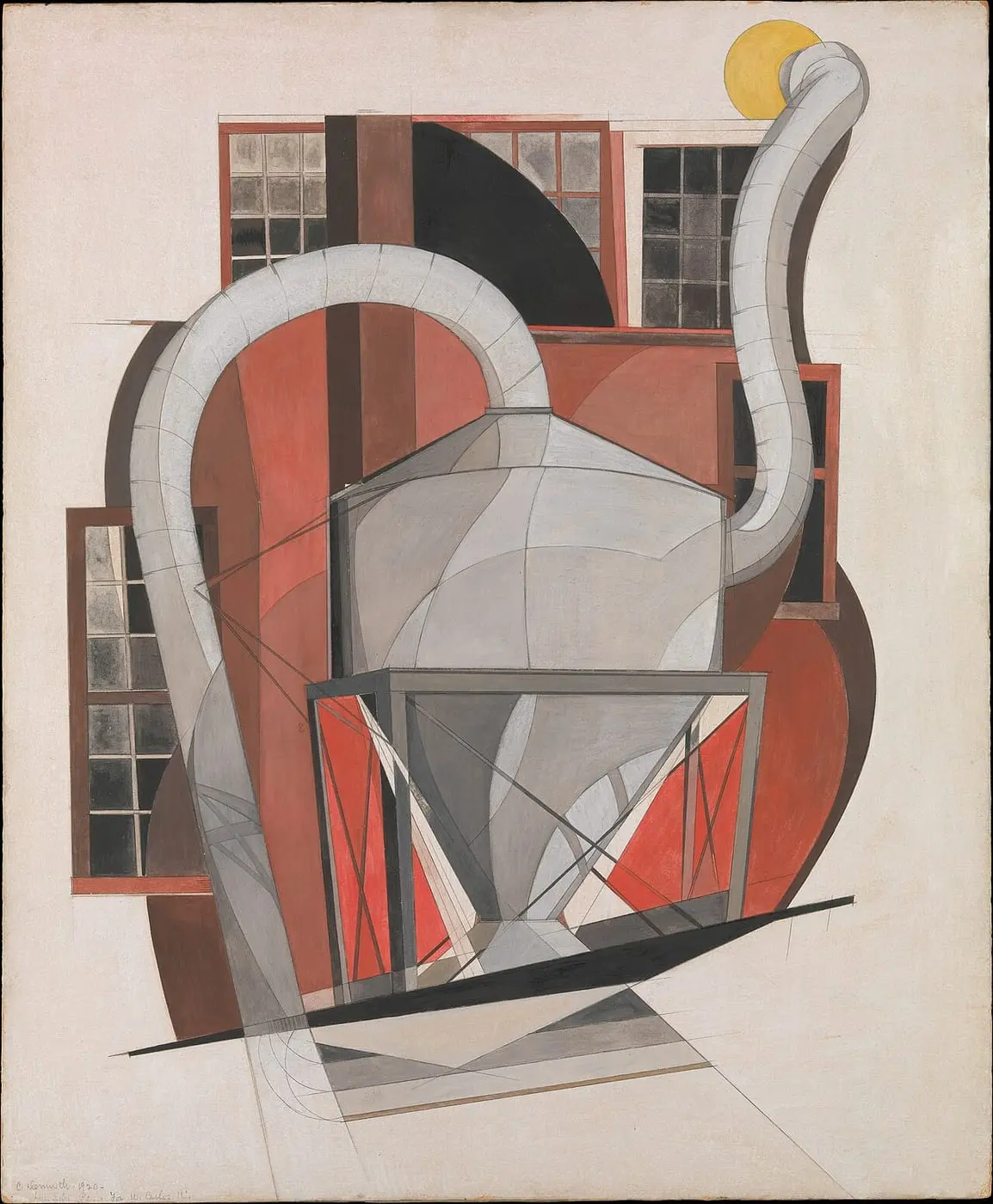 Machinery by Charles Demuth, canvas print