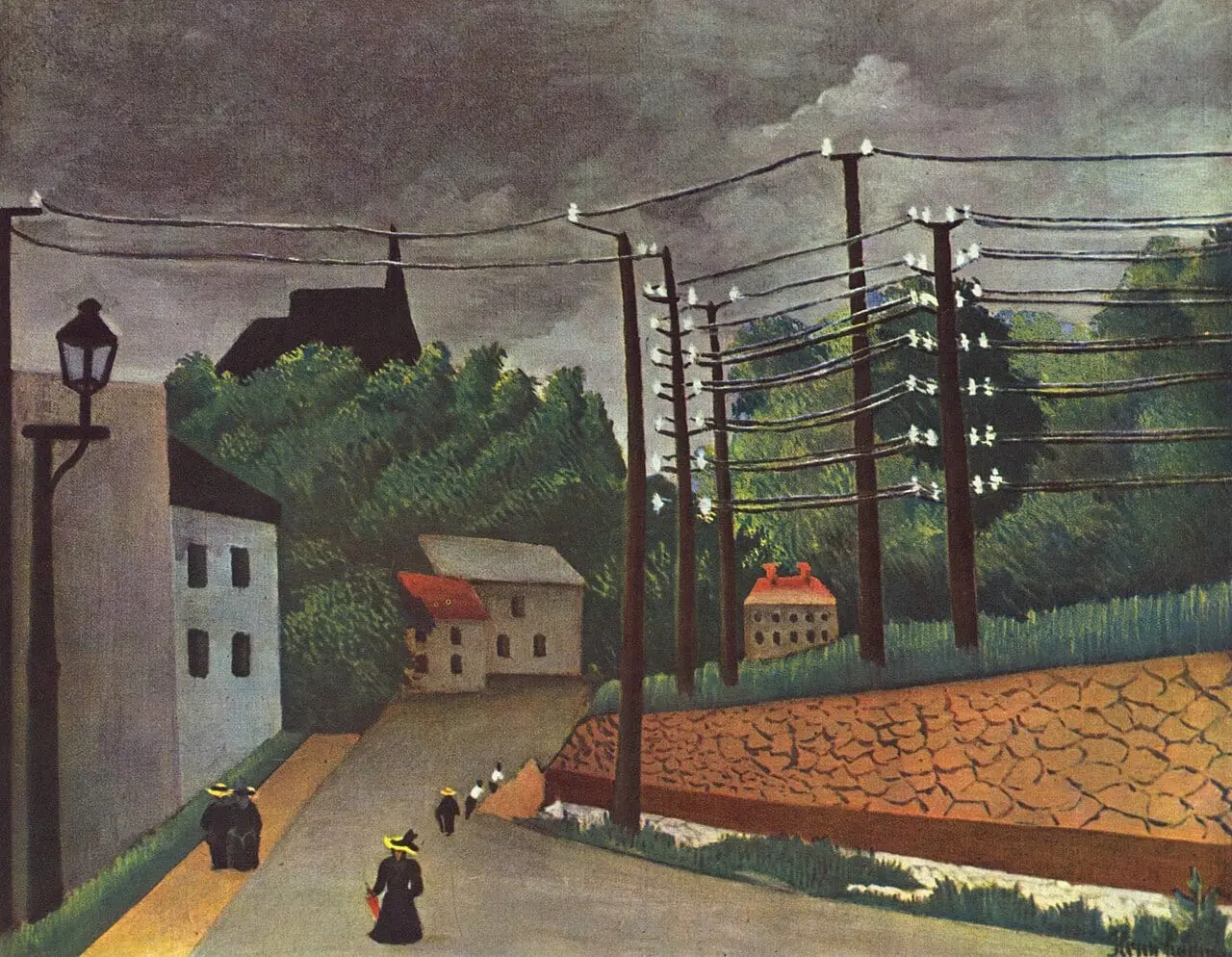 Malakoff by Henri Rousseau, canvas print