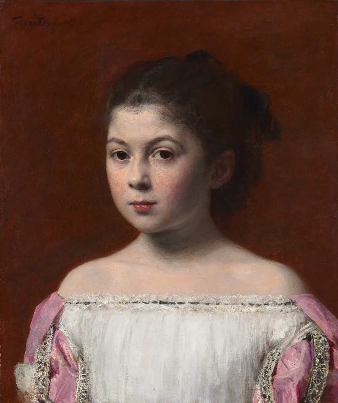 Marie-Yolande de Fitz-James by Henri Fantin-Latour, canvas print