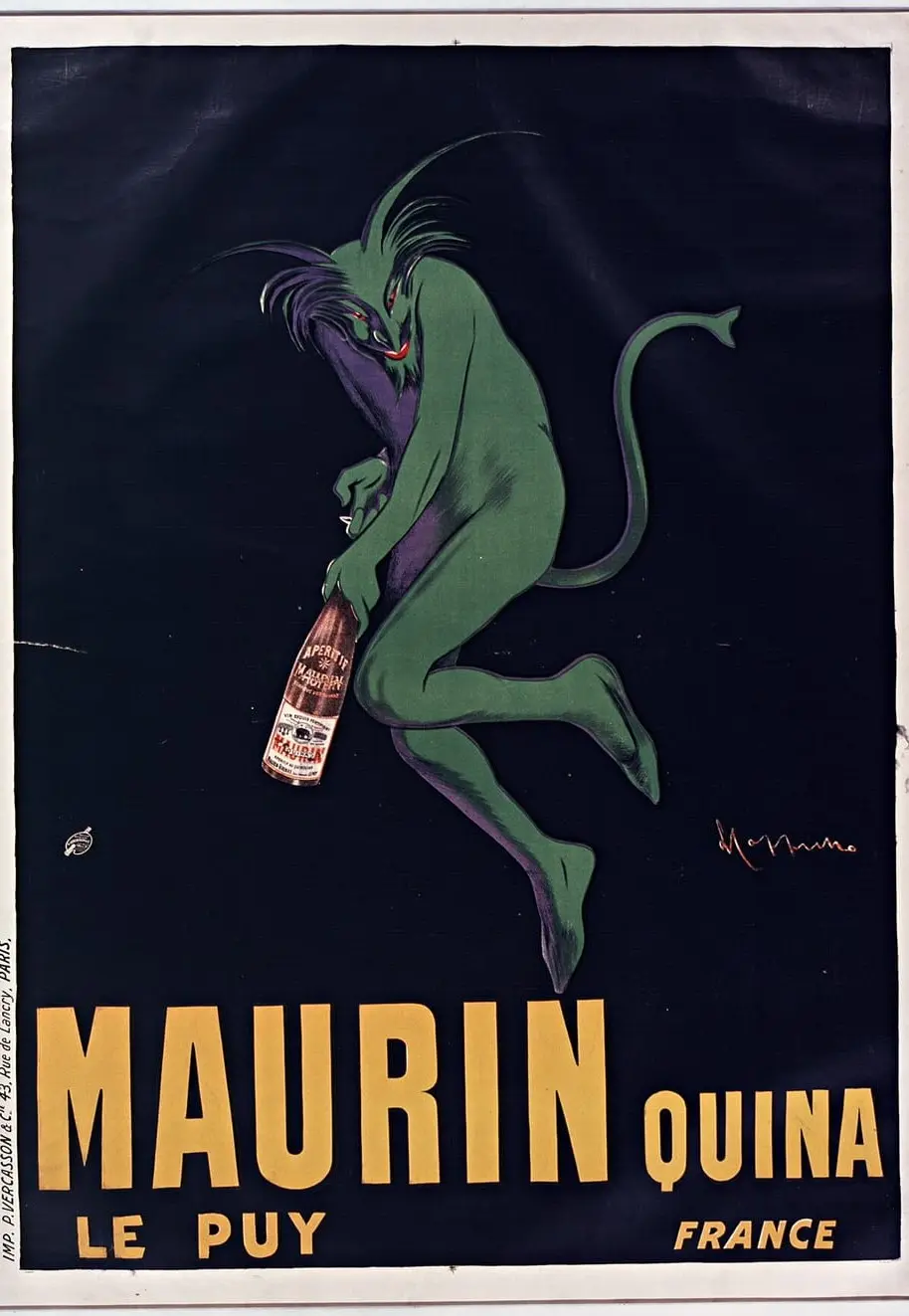 Maurin quina. Le Puy. France by Leonetto Cappiello, canvas print