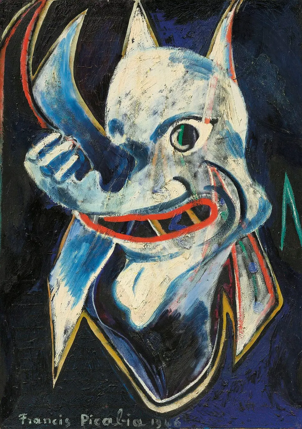 Monstre by Francis Picabia, canvas print