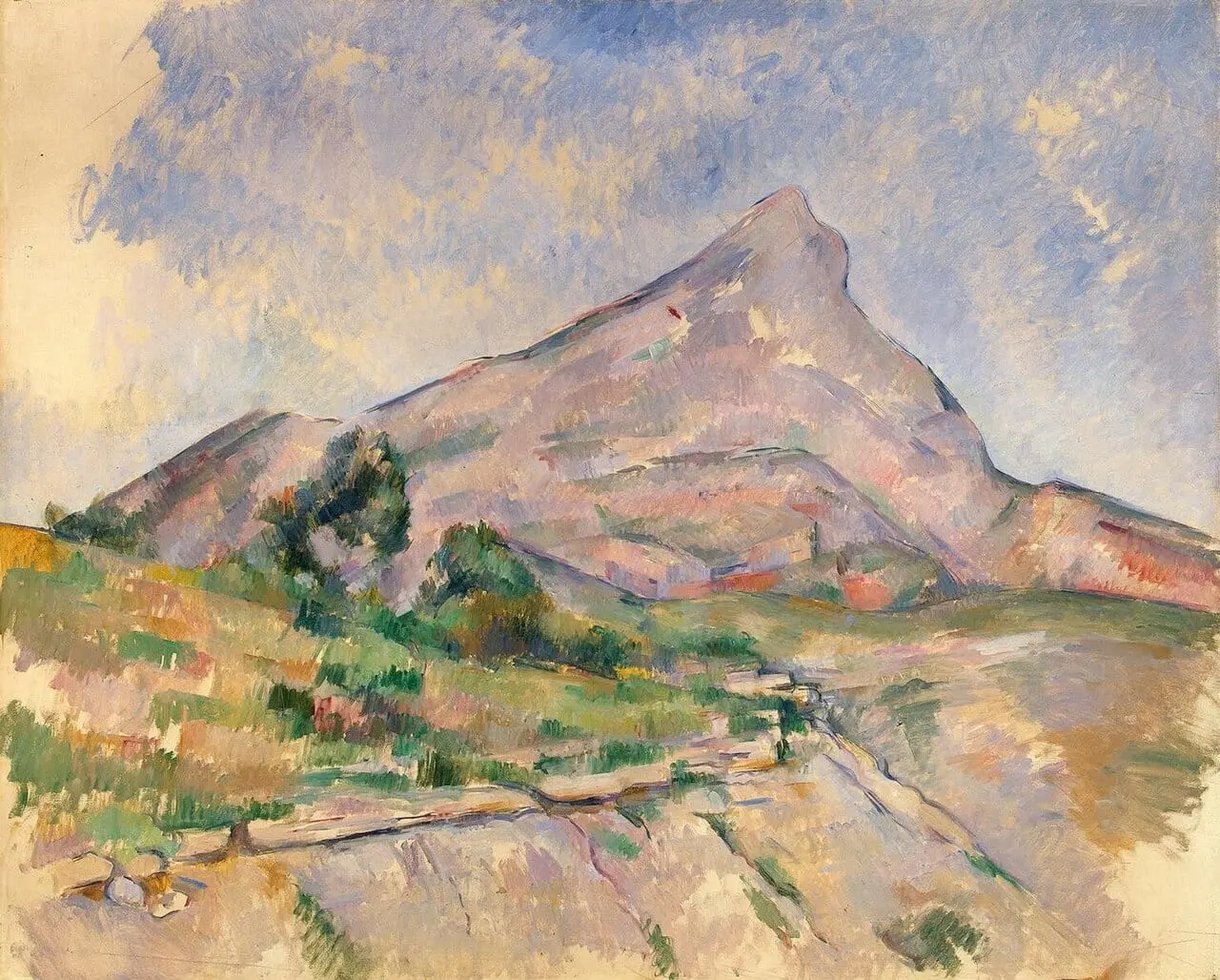 Mont Sainte-Victoire by Paul Cézanne, canvas print