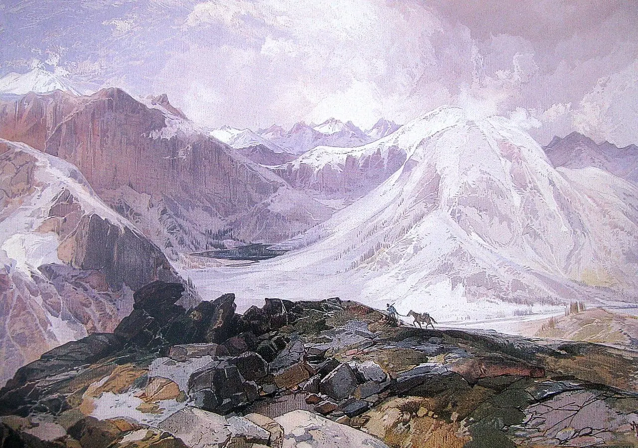 Mosquito Trail by Thomas Moran, canvas print