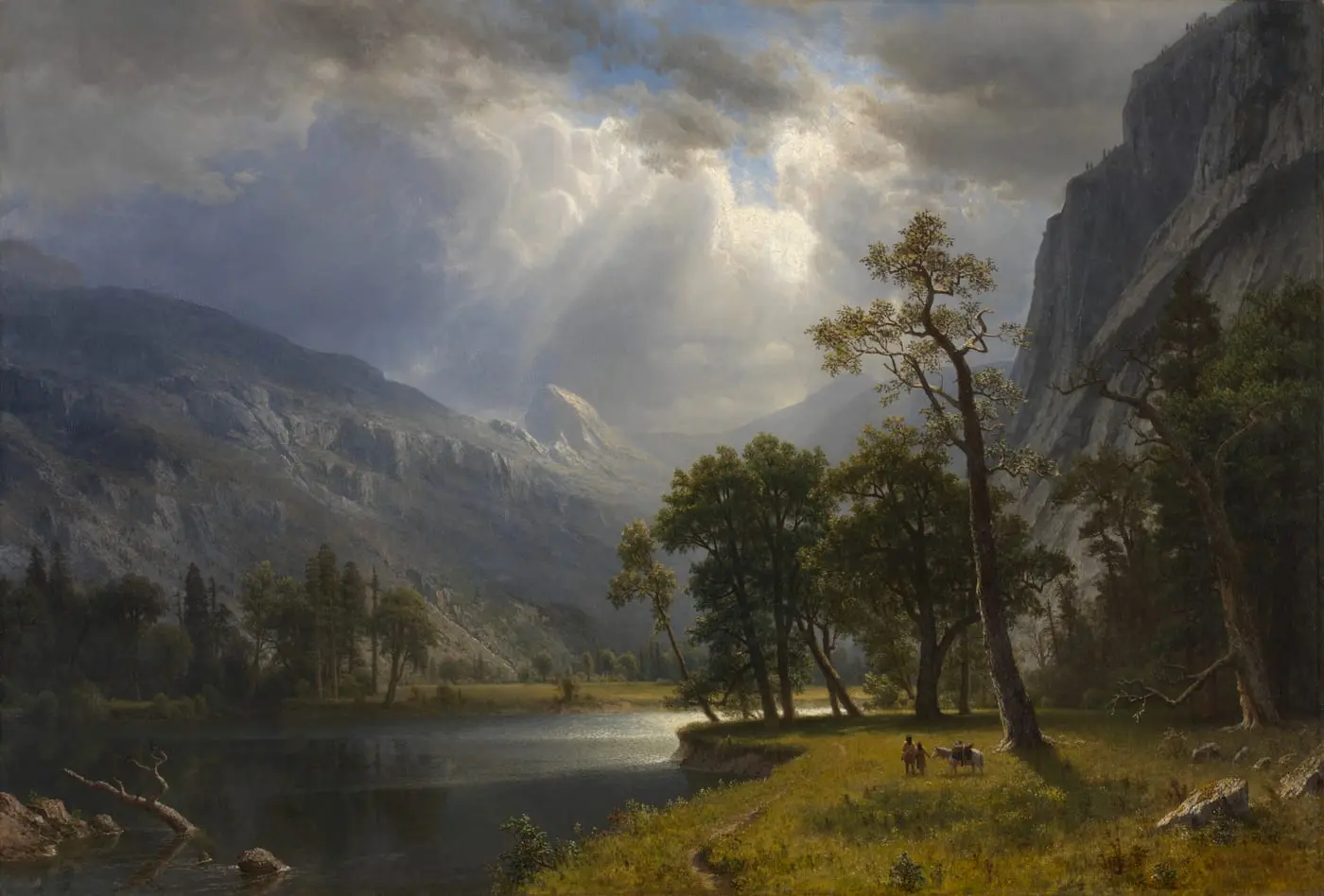Mount Starr King, Yosemite by Albert Bierstadt, canvas print
