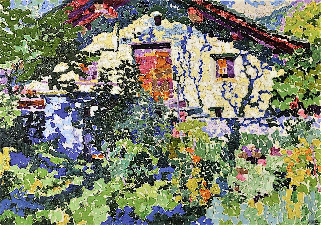My Garden by Augusto Giacometti, canvas print